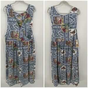 Reyn Spooner Mele Kalikimaka Christmas Hawaiian wrap dress